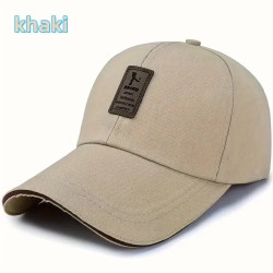 Åndbar / Justerbar Polyester Baseballkasket med Spænde i Kaki