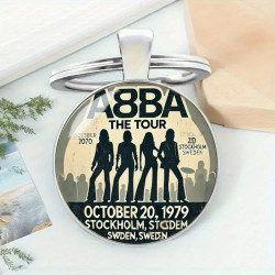 ABBA - Elegante Zink Legering Kuppel Vedhæng NR 12