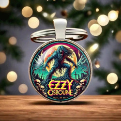 Ozzy Osbourne Tribute Design Nøglering - NR 16
