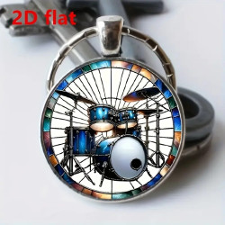 Trommesæt Mønster Nøglering NR- 18