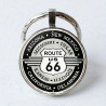 US Route 66 - Elegante Zink Legering Nøglering - 35