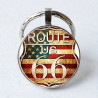 US Route 66 - Elegante Zink Legering Nøglering - 36