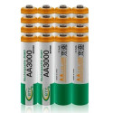 4 stk Genopladelige AA 3000.mAh Batterier