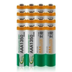 Den Komplette Batteri Pakken med  AA+AAA genopladelige batterier 1.2V AA3000MAH+AAA1350mAh