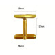 1 sæt Sort Metal Manchetknapper Gyldent Anker i flot Design.