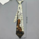 Herre Slips med Klassisk Violinprint i Stilfuld Polyester