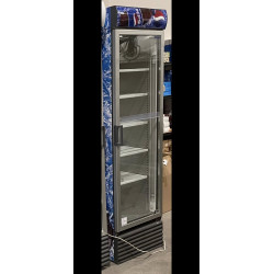 Brugt Pepsi glas køleskab med 5 hylder