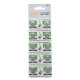 LR1130 AG10 389 Batterier 1,55V Højkapacitets Alkaline Knapcellebatteri