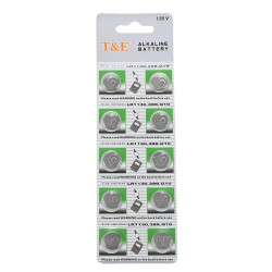 LR1130 AG10 389 Batterier 1,55V Højkapacitets Alkaline Knapcellebatteri