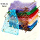 50 stk flotte Fleksible Smykke poser  i 100% Polyester