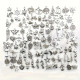 200 stk. Metal Blandede Charms til DIY Vintage Armbånd /Halskæde