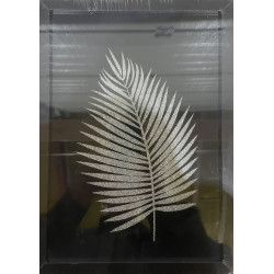 Super flot glas billede i ramme med Jule Deco