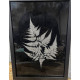 Super flot glas billede i ramme med Jule Deco
