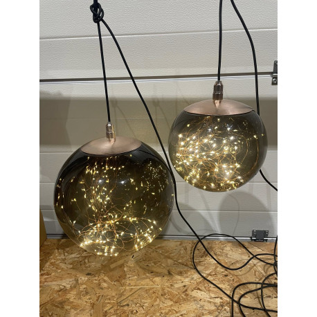 1 Sæt Super flotte Jule Lamper med led lys i Plast