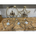 Salg af 5 Super fine Jule Led Tov på Metal opsatser