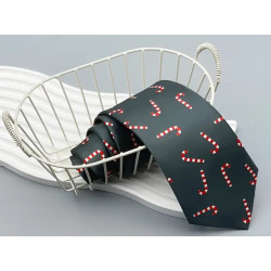 Herre Jule Slips i Farverige Festlige Farver.