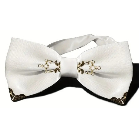 Herre Jule butterfly med gyldne metaldetaljer i luksus stil