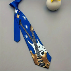 Herre Guitar Slips med musikmotiv i flot design