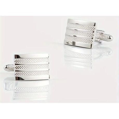 1 sæt luksus manchetknapper i super flot stil