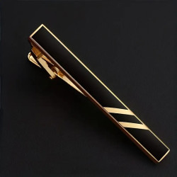 Herreslank emalje slipsenål i flot business stil