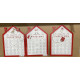 Jule Metal magnet kalender