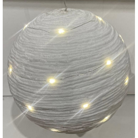 Super fin led kuppel på kork med stof tråd